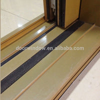 Doorwin shenzhen glass products natural finished lift sliding door with security shutters by Doorwin — thumbnail 6