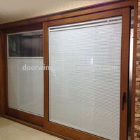 Doorwin shenzhen glass products natural finished lift sliding door with security shutters by Doorwin — thumbnail 4
