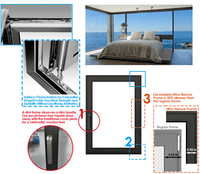 Doorwin Slim Line Modern Aluminum Tilt Turn Windows — thumbnail 4