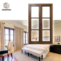 Doorwin Solid Teak Wood Clad Thermal Break Aluminum Tilt Turn Windows — thumbnail 2