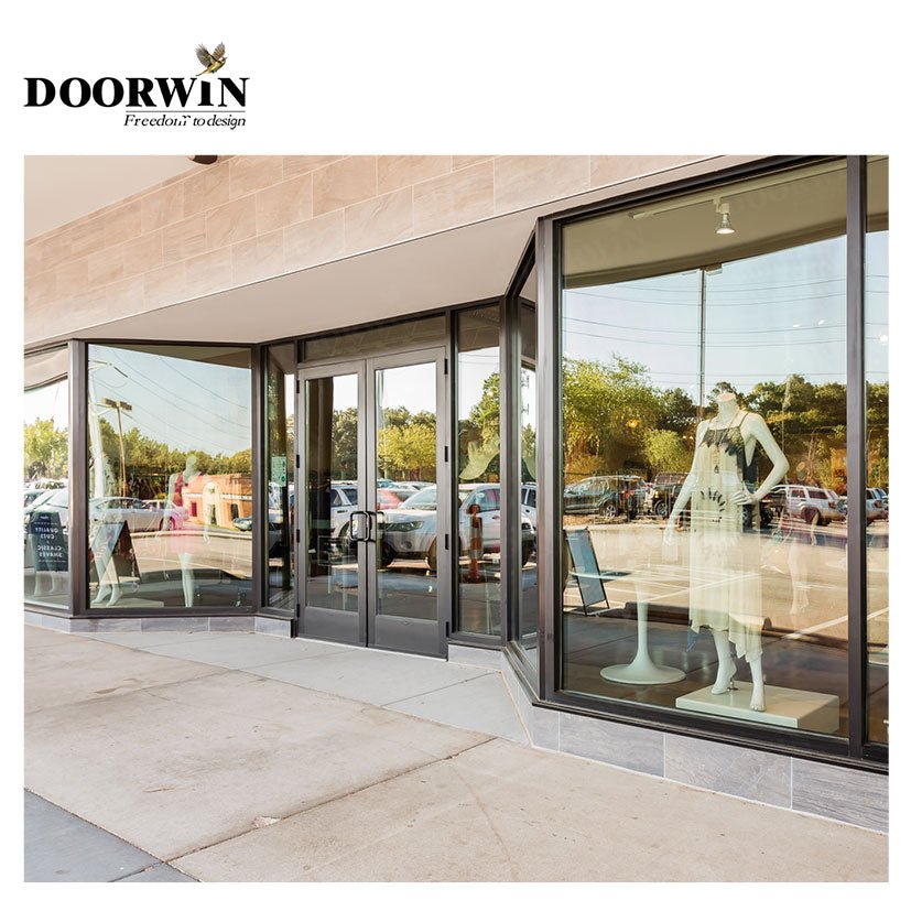 DOORWIN Windows Best sale rubber seals for Customized color aluminium double opening tilt and turn window for house double glazed top quality aluminum — product image 7