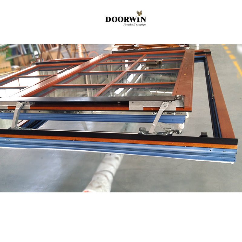 DOORWIN wood sliding door with grille design — product image 3