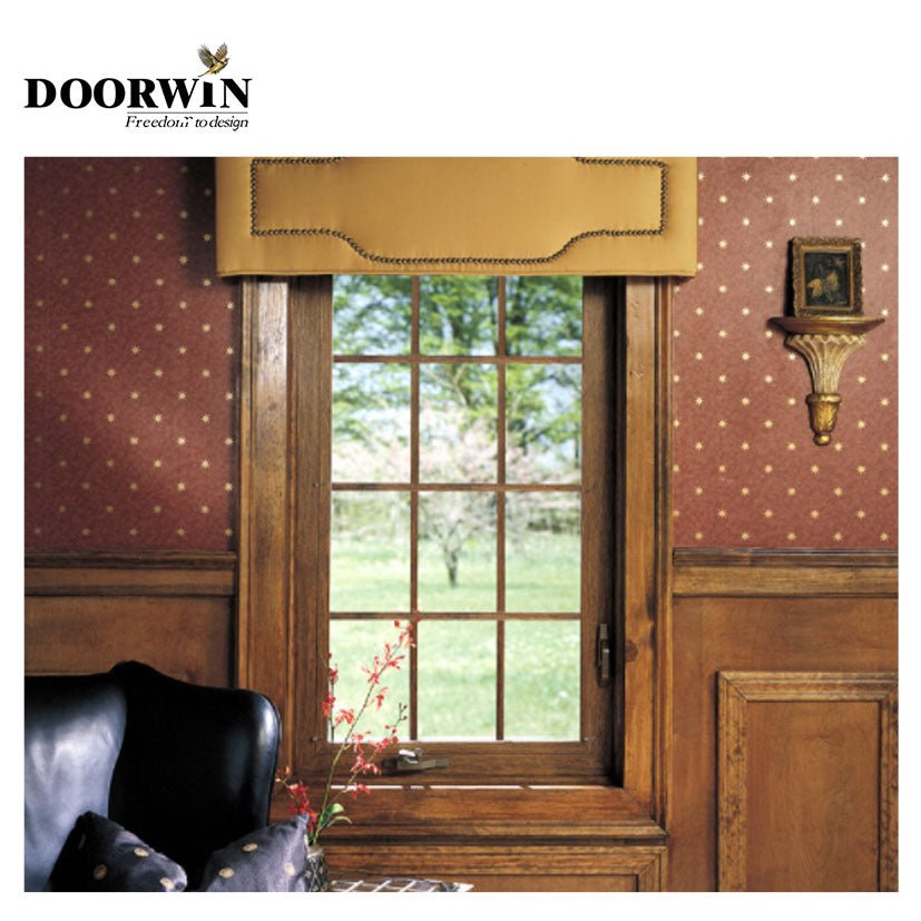 DOORWIN Wood Window, American Style Foldable Crank Handle Aluminum Clad Wood Casement Window - China Aluminum Window, Window - Doorwin Group Windows & Doors