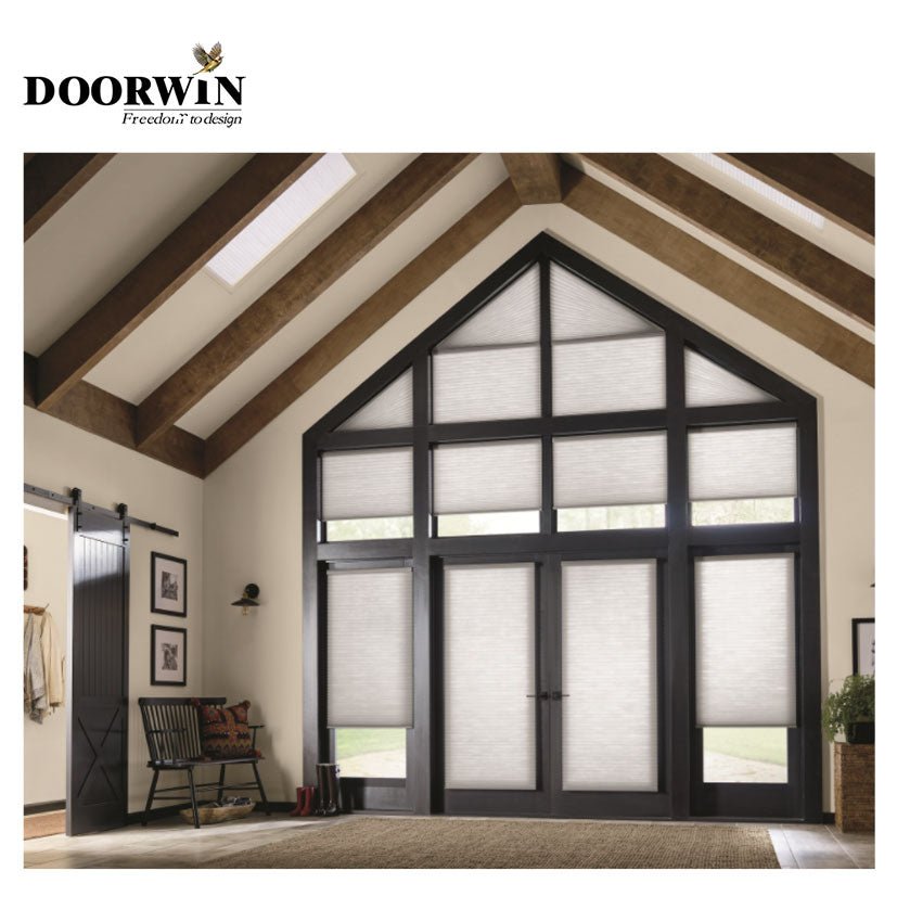 DOORWIN Wood window design arched windows with built in blinds by Doorwin on Alibaba — product image 4