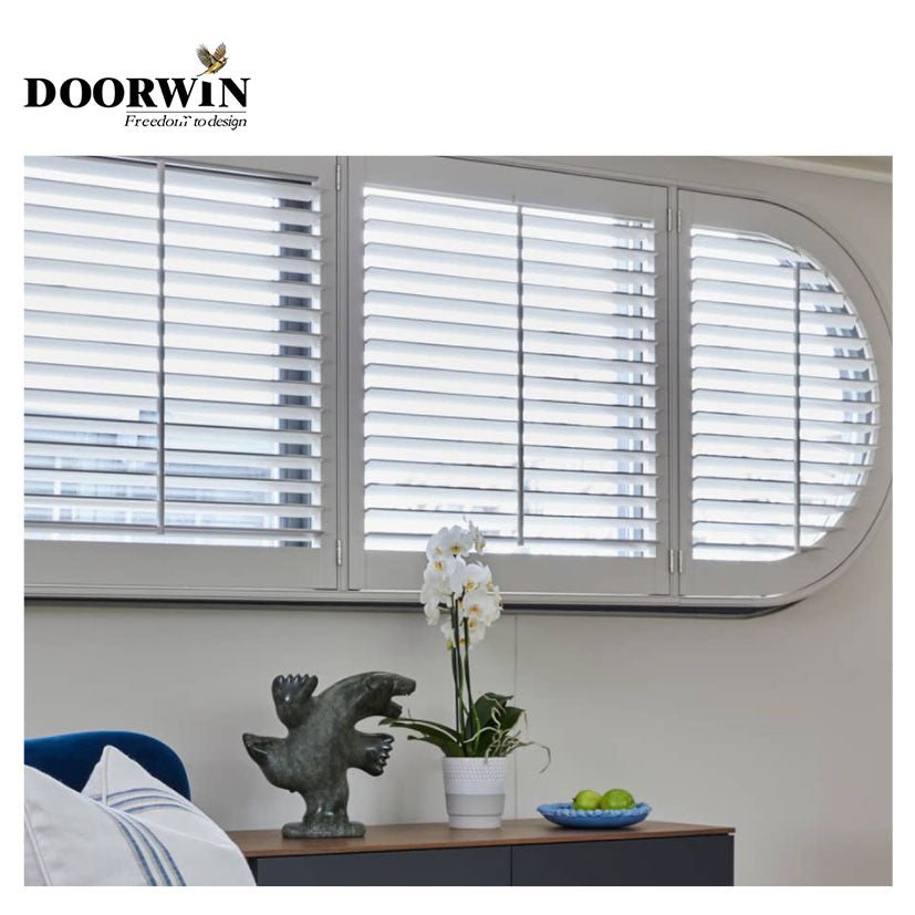 DOORWIN Wood window design arched windows with built in blinds by Doorwin on Alibaba — product image 5