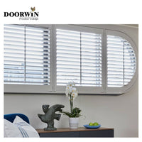 DOORWIN Wood window design arched windows with built in blinds by Doorwin on Alibaba — thumbnail 5