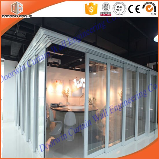 Double Glass Aluminum Sliding Pocket Door for Room - China Pocket Door, Sliding Pocket Door — product image 0