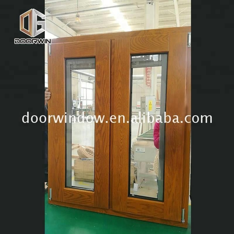 Double glazed aluminium wood composite door and windows frame decorative aluminum cladding doors by Doorwin on Alibaba — product image 5