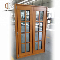 double glazed wood wooden windows by Doorwin on Alibaba — thumbnail 4