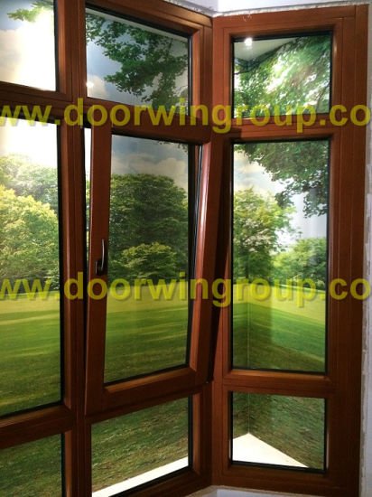 Double Glazing Insulating Toughened Glass with Low-E Coated Tilt Window, European Style Aluminium Wood Window - China Aluminium Window, Wood Window — product image 0