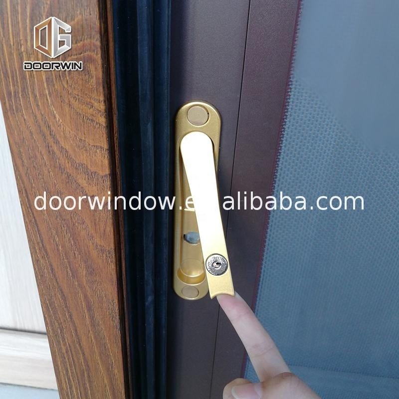 Double tempered glazing aluminium profile cladding wood tilt turn windows - Doorwin Group Windows & Doors