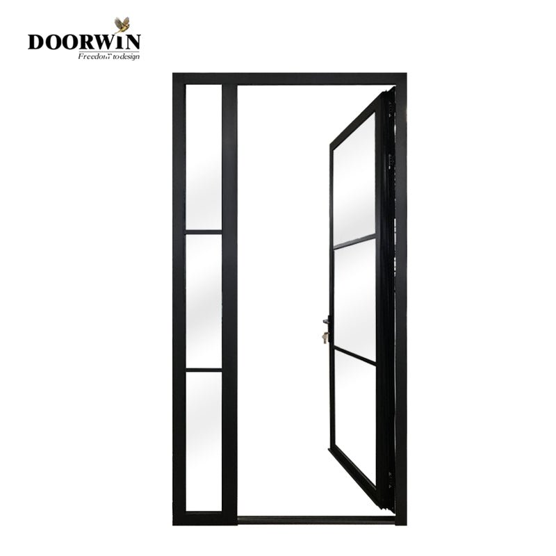 double toughened glass lower track interior french glass doors inpact proof — product image 4