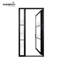 double toughened glass lower track interior french glass doors inpact proof — thumbnail 4