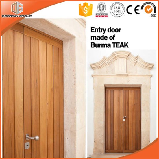 European Design Solid Wood Door for Villas and House - China Interior Door, Wooden Door — product image 0