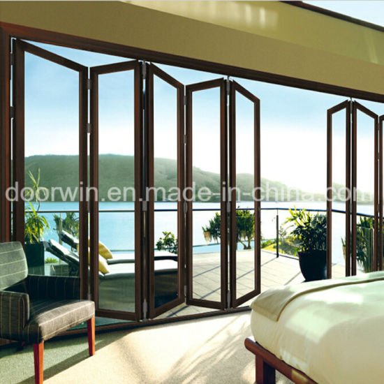 European Design Thermal Break Aluminum Bi Folding Door - China Aluminium Folding Door, Bifolding Door - Doorwin Group Windows & Doors