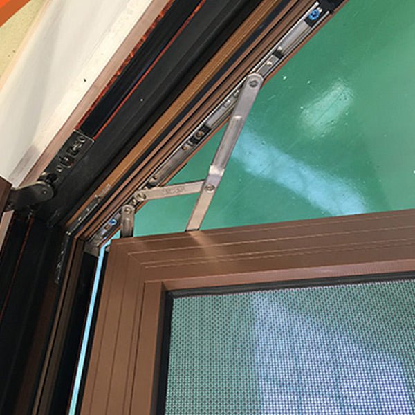 European Style 3D wood grain Tilt Turn and Hopper Aluminum Window — product image 5