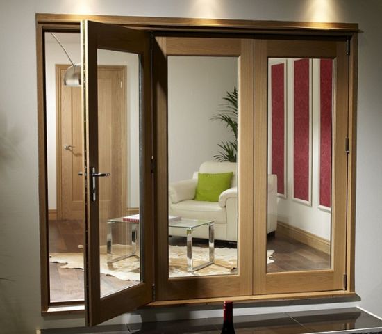European Style Solid Wood Aluminum French Door for Balcony and Terraces, Wood Clad Aluminium French Door - China Wood Aluminum Door, Wood Aluminum French Door — product image 0