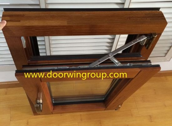 European Style Solid Wood Aluminum Tilt Turn Window, High Quality Double/Triple Glazing Glass Tilt & Turn Window - China Good Wooden Window, Finest Aluminum Wood Window — product image 0