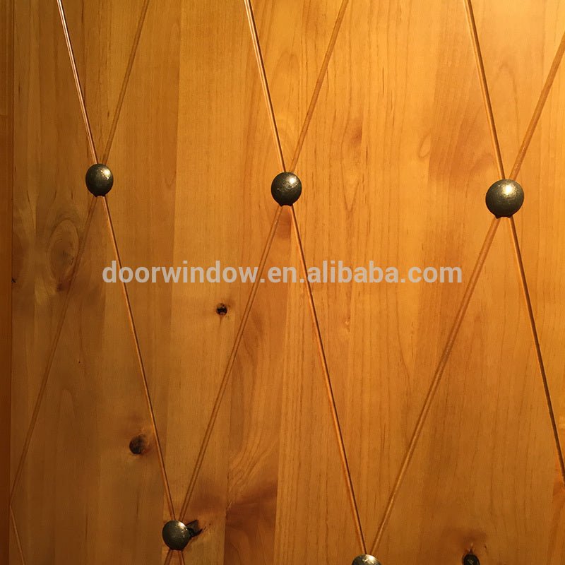 Expensive front door designs knotty alder wood armor door from Italian design by Doorwin — product image 4