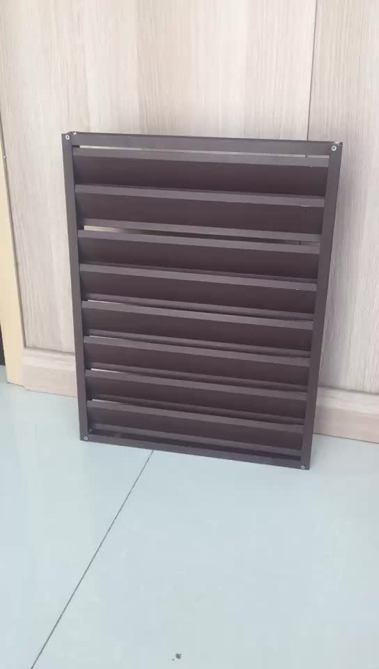 exterior aluminum security window shutter by Doorwin - Doorwin Group Windows & Doors