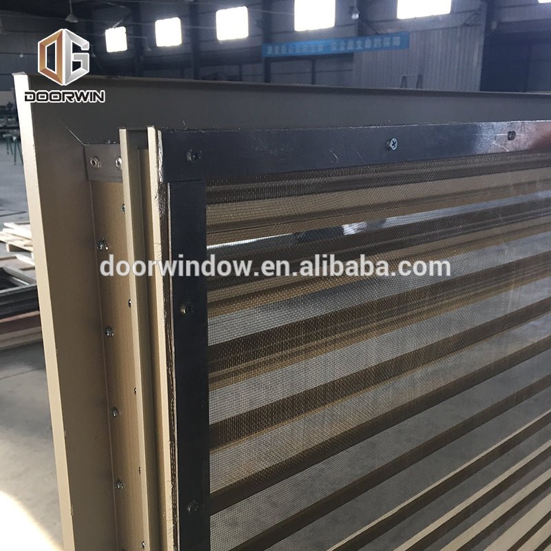 exterior aluminum security window shutter by Doorwin — product image 3
