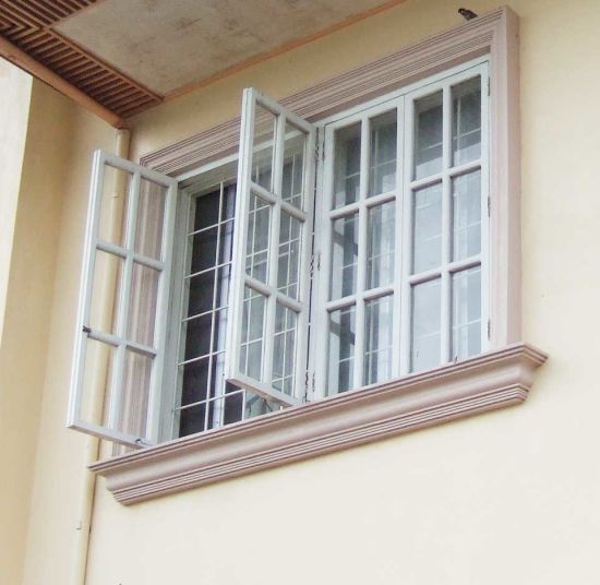 External Grid System Glazing Thermal Break Aluminium Casement Window, Double Glazing Aluminium Window with External Light Grille - China Aluminum Glazing Window, Glazing Window — product image 0
