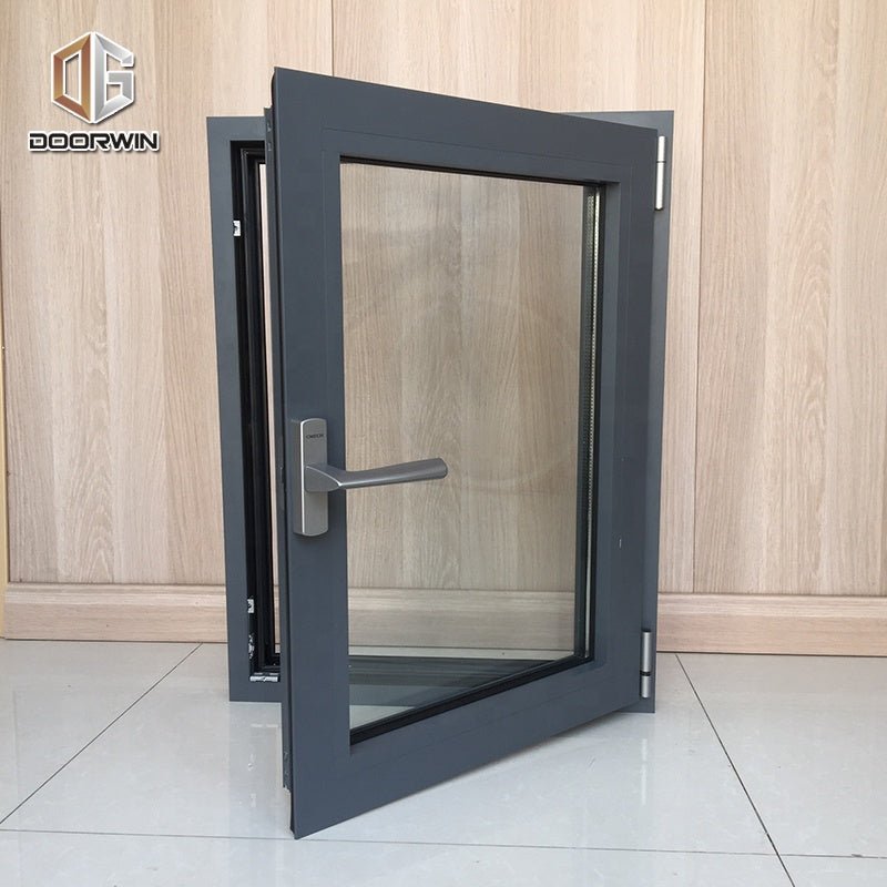 Extrusion profile aluminium frame and double glass window - Doorwin Group Windows & Doors