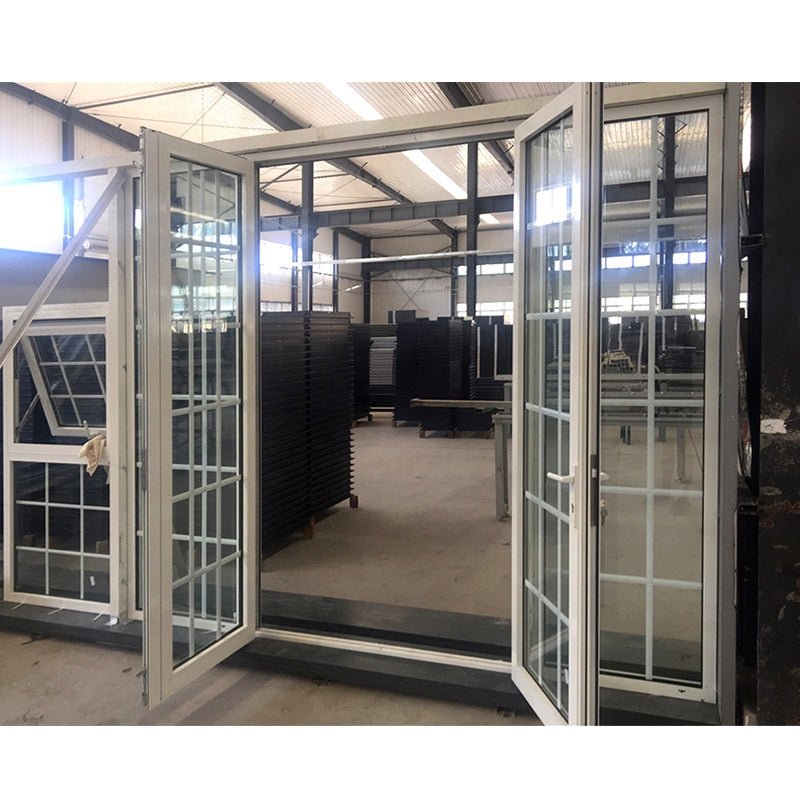 Factory custom aluminum windows and doors window with grill design — product image 1