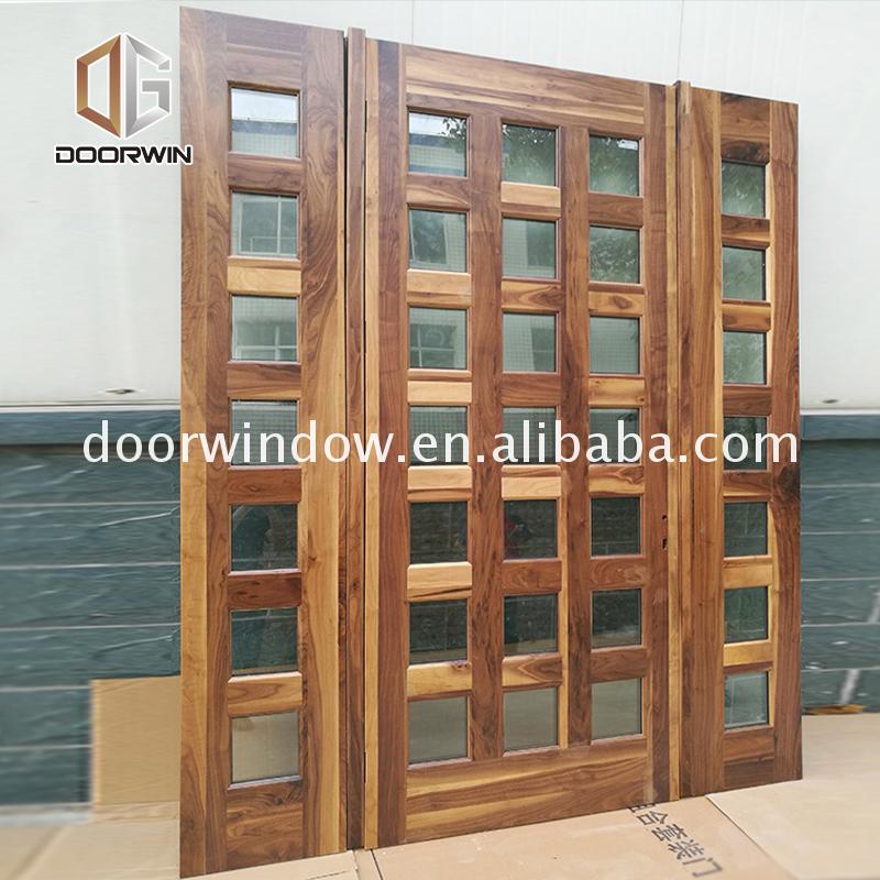 Factory direct cheap solid wood doors beautiful door design ash - Doorwin Group Windows & Doors