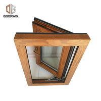Factory Direct High Quality windows without grills tempered glass casement outward opening aluminium window - Doorwin Group Windows & Doors