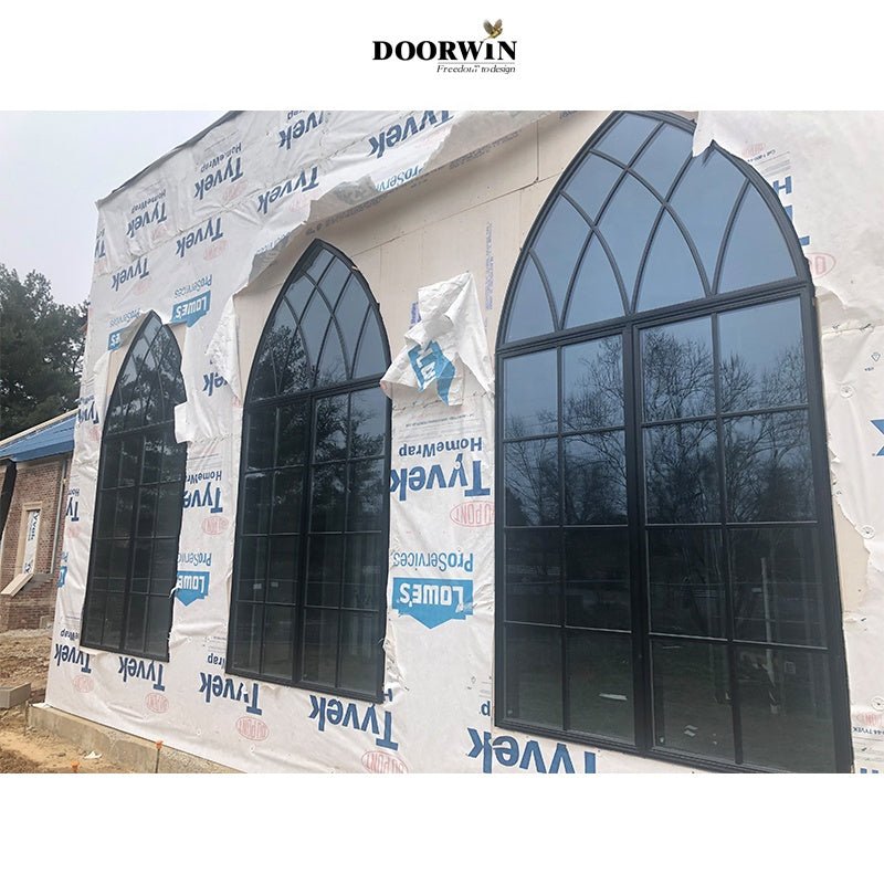 Factory Direct nfrc certified wooden frame High Quality grill design arch window for New York Big House — product image 3