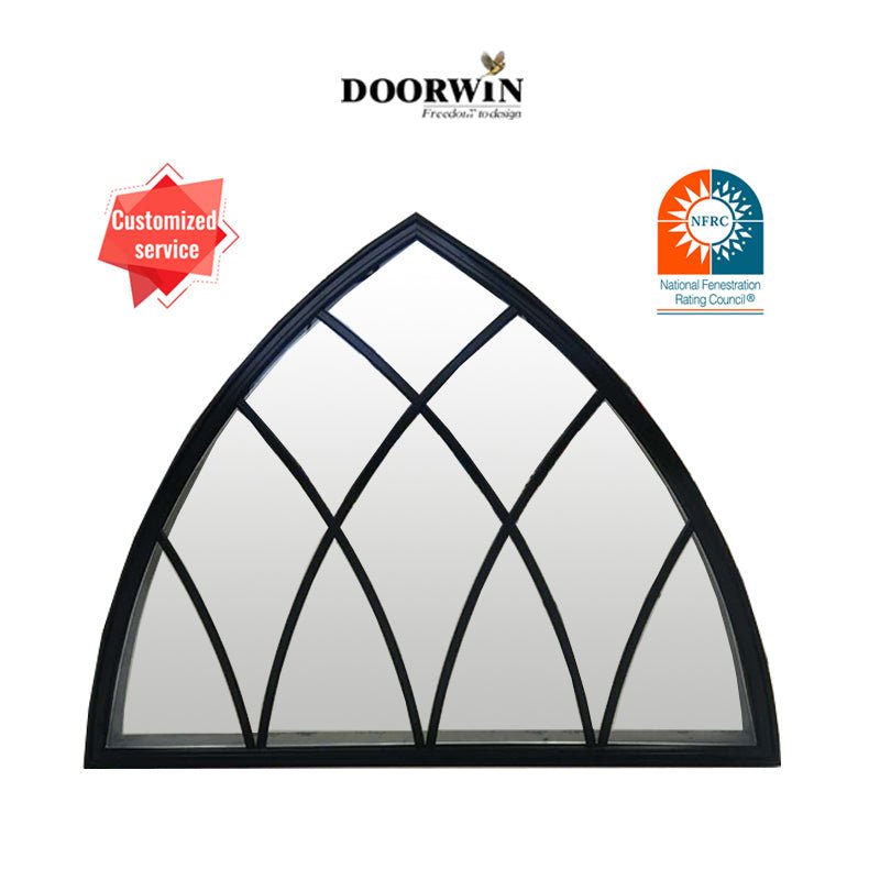Factory Direct nfrc certified wooden frame High Quality grill design arch window for New York Big House — product image 2
