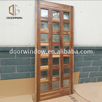 Factory direct selling double wood doors with glass doorwin side lites — thumbnail 6