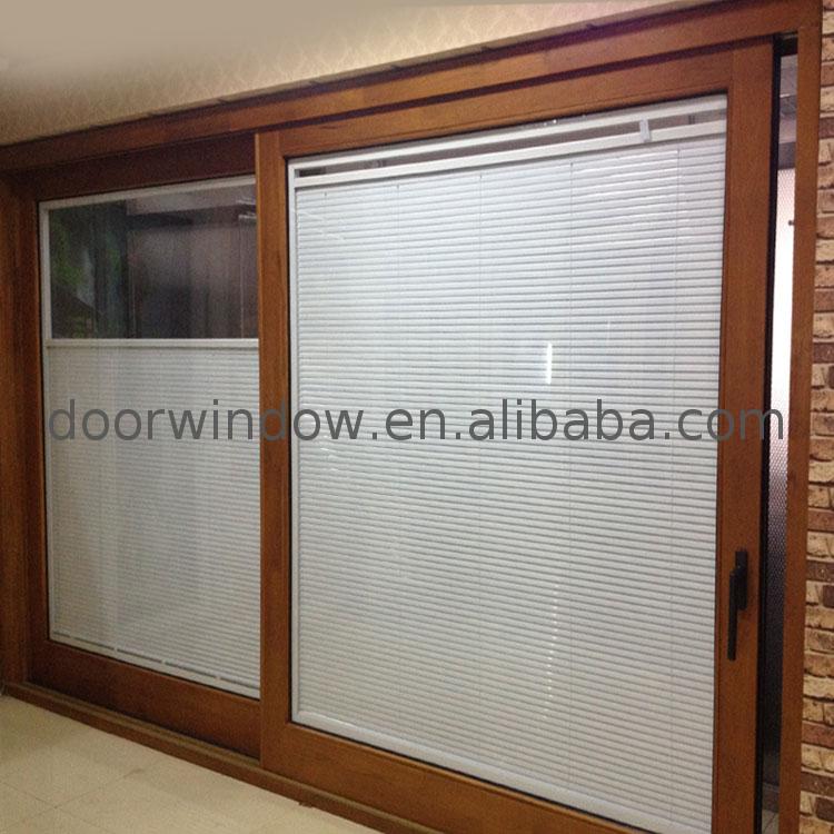 Factory direct selling left hand sliding patio door interior doors hurricane proof - Doorwin Group Windows & Doors