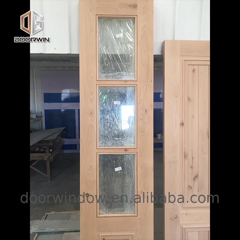 Factory direct selling six panel prehung interior doors oak double - Doorwin Group Windows & Doors