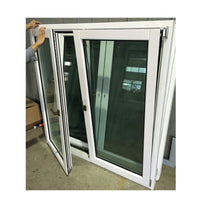 Factory direct supplier wood window grain tilt and turn color windows — thumbnail 1
