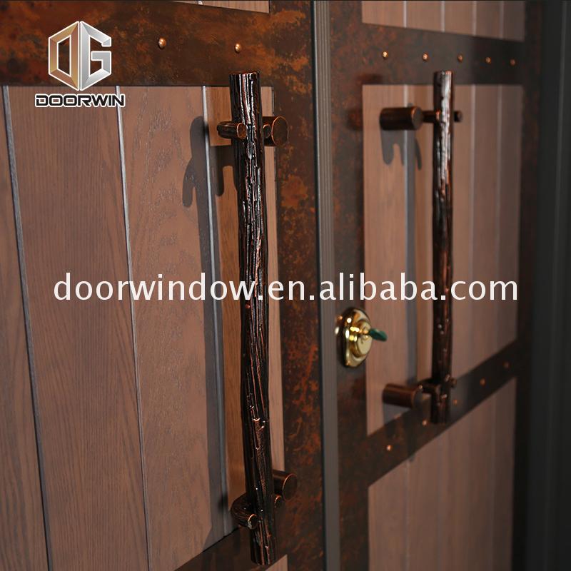 Factory direct supply modern security door medium stile lowes double doors - Doorwin Group Windows & Doors