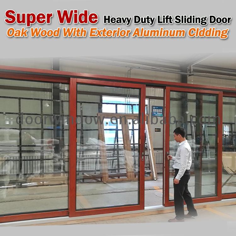 Factory direct supply white sliding glass door western doors vintage - Doorwin Group Windows & Doors