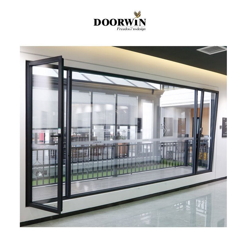 Factory drectly thermal break low-E Powder coated black aluminium windows aluminium windows and doors — product image 2