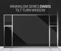 Factory drectly thermal break low-E Powder coated black aluminium windows aluminium windows and doors — thumbnail 6
