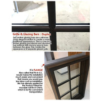 Factory hot sale grill window design wood — thumbnail 2