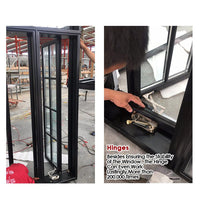 Factory hot sale grill window design wood — thumbnail 6