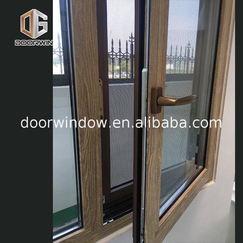 Factory hot sale inward opening awning window interior aluminum alloy casement inswing windows - Doorwin Group Windows & Doors