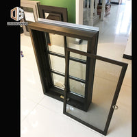 Factory outlet american crank casement window aluminum with grill design - Doorwin Group Windows & Doors