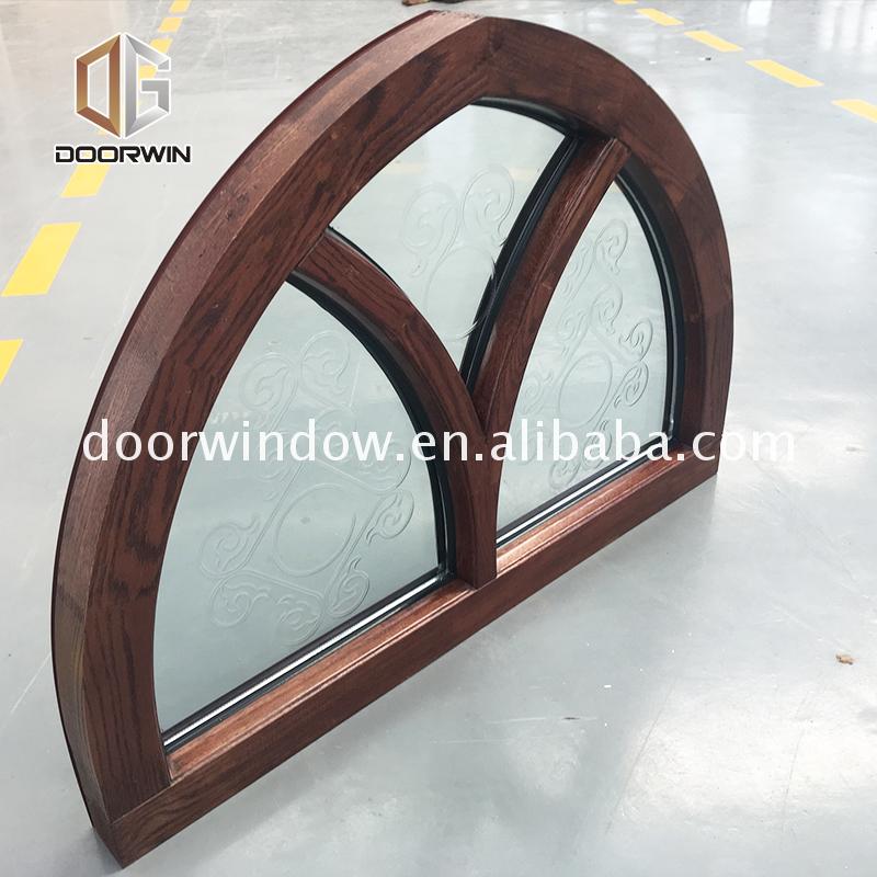 Factory price Manufacturer Supplier arched wooden window frame antique wood windows american and glass — product image 4