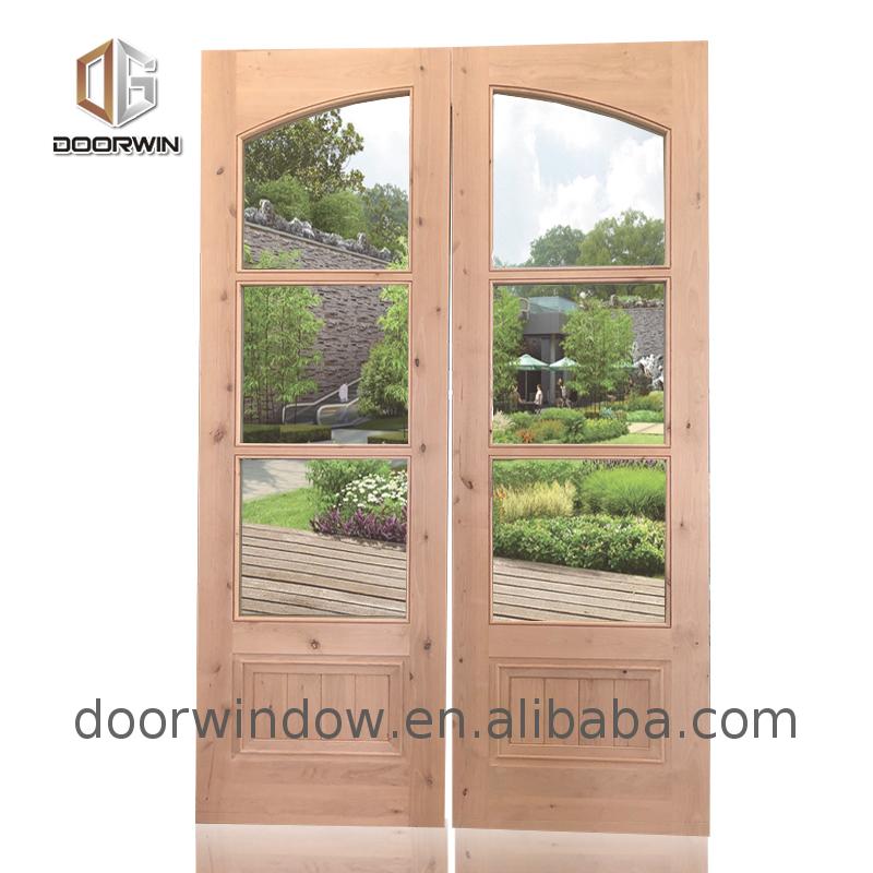 Factory price wholesale wood and frosted glass interior doors windowed window above door — product image 1