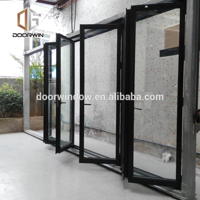 Factory supply discount price bi fold doors with glass inserts vs sliding versus - Doorwin Group Windows & Doors