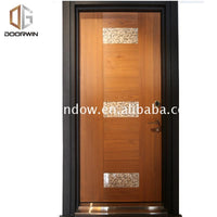 Factory supply discount price external hardwood doors exterior wood entry for home — thumbnail 1