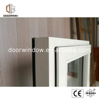 Factory wholesale aluminum wood tilt turn window double casement windows — thumbnail 3