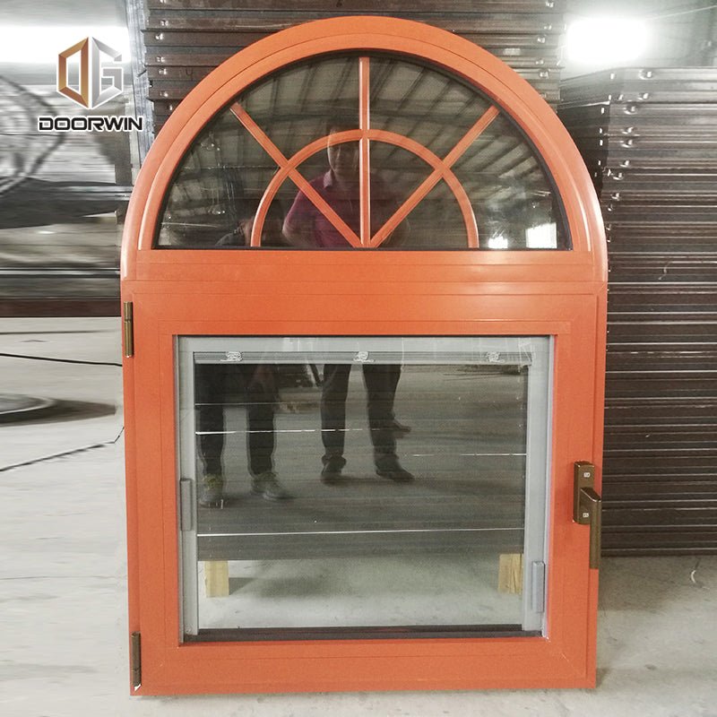 Fashion insulated window shades heat insulation tilt and turn half round trim — product image 1